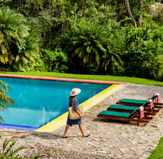 Pool, Blancaneaux Lodge, Mountain Pine Forest, Belize