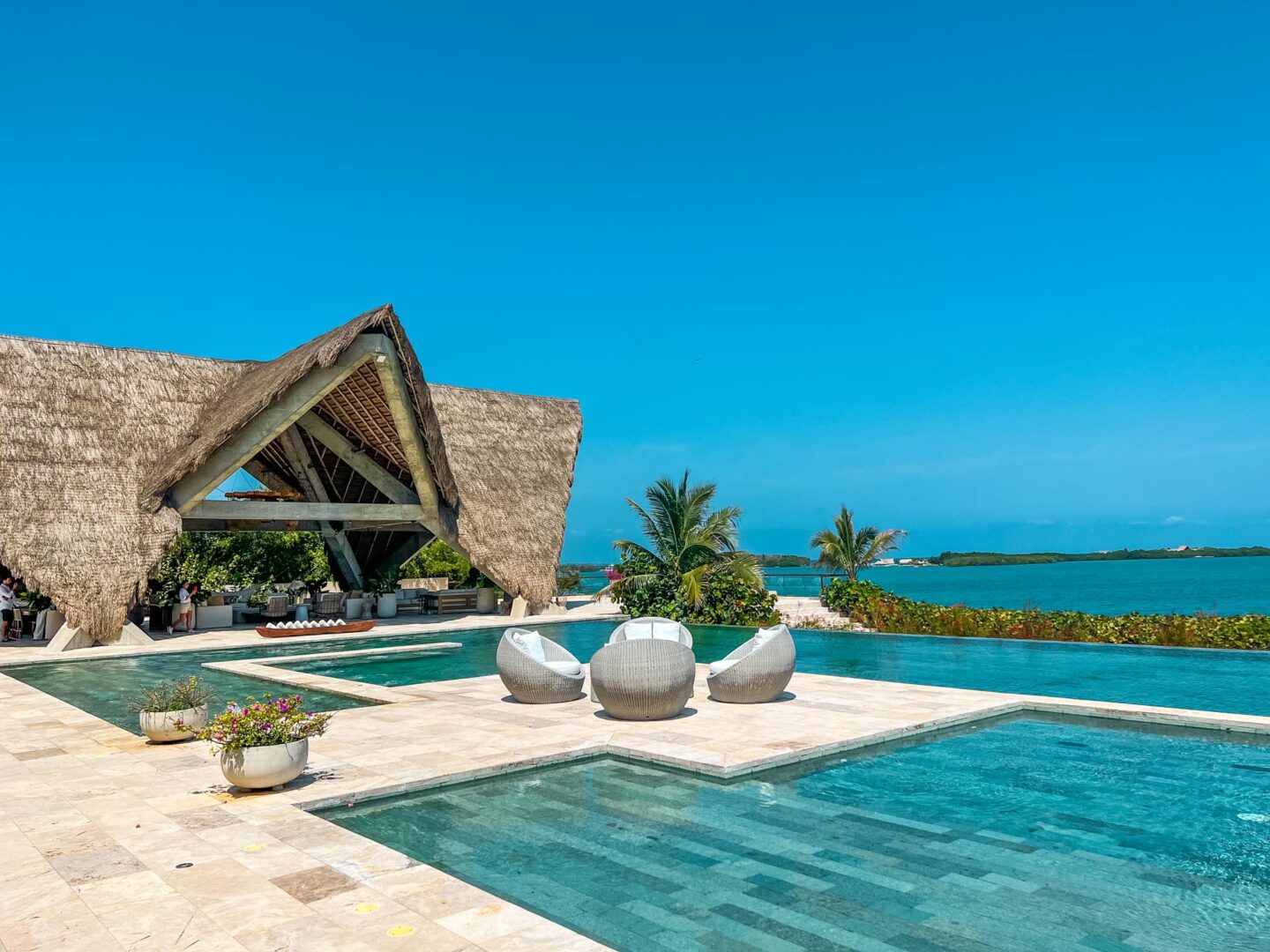luxury villa in colombia with a private pool