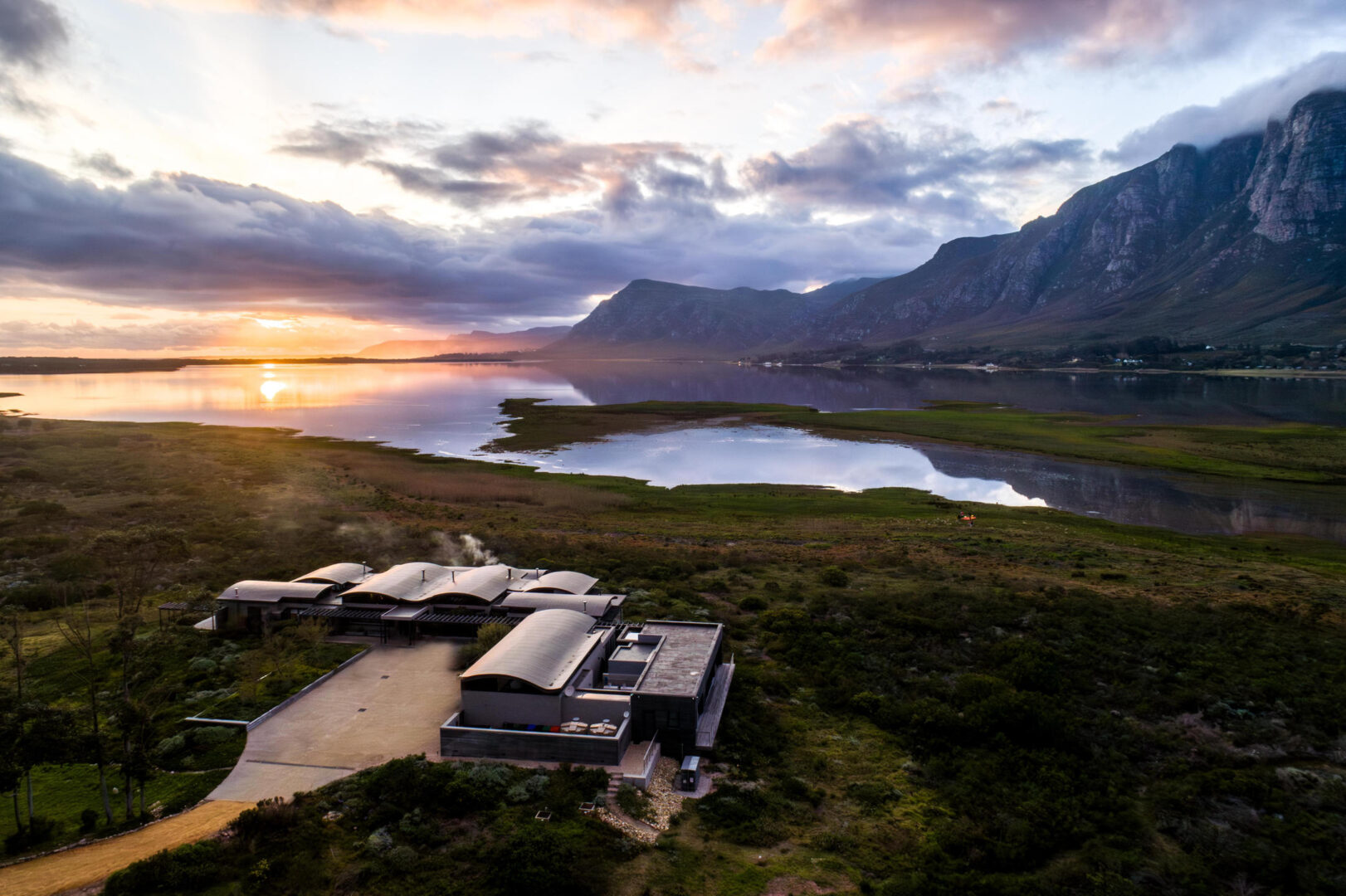 view from the luxury secluded villa in south africa
