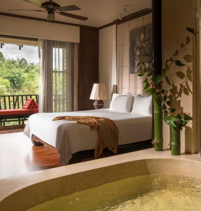 Bathroom, Anantara Golden Triangle, Chiang Rai, Thailand