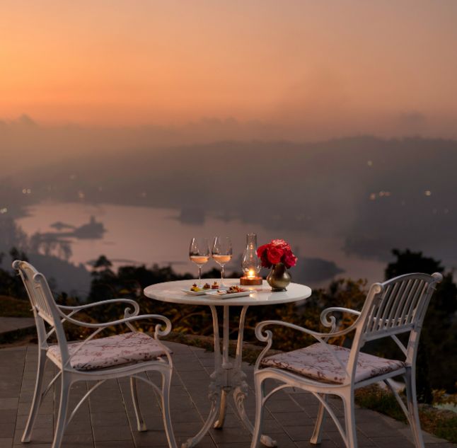 Sunset Drinks View, Uga Halloowella, Hill Country, Sri Lanka