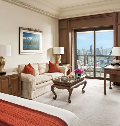 Grand Deluxe Balcony Room, The Peninsula Bangkok, Bangkok, Thailand