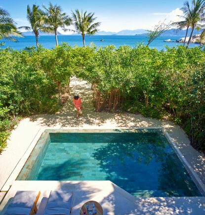 Beach Villa Exterior, SS Ninh Van Bay, Nha Trang, Vietnam