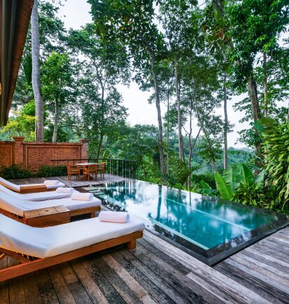 Villa Pool Deck, COMO Uma Ubud, Bali, Indonesia