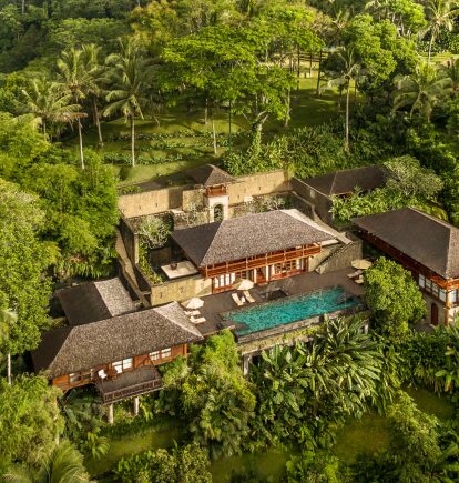 Tirta Ening Residence Aerial View, COMO Shambala Estate, Bali, Indonesia