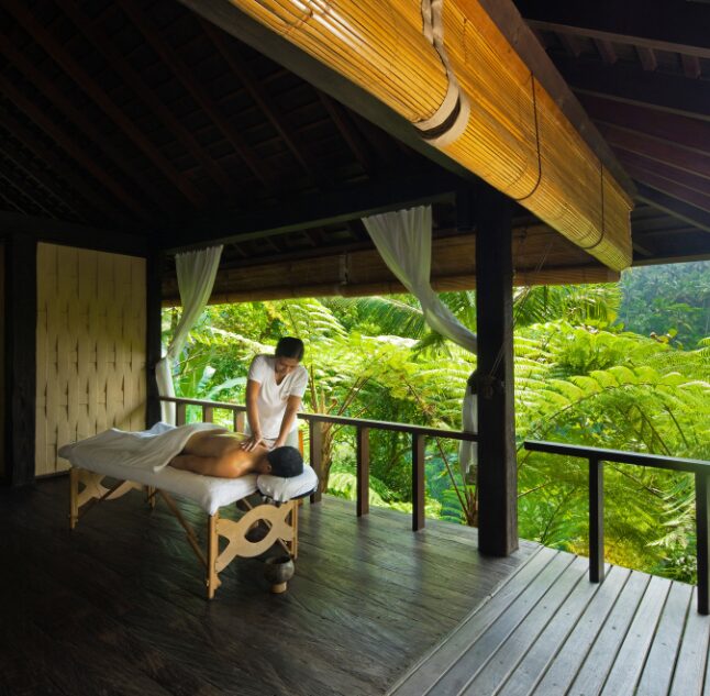Treatment Pavilion in Kedara, COMO Shambala Estate, Bali, Indonesia