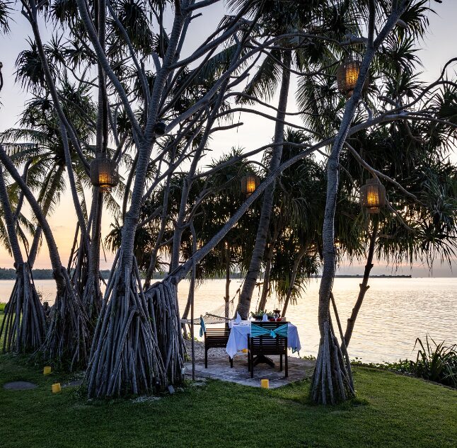 Pandanus Dinner Setup, The Oberoi, Lombok, Indonesia