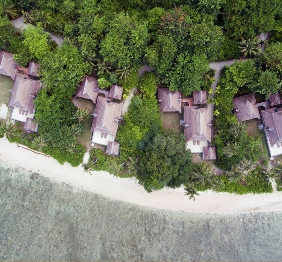 Aerial, Nikoi Island, Indonesia