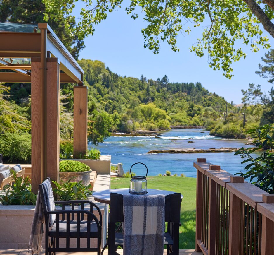 Waikato River Views, Huka Lodge, Taupo, New Zealand
