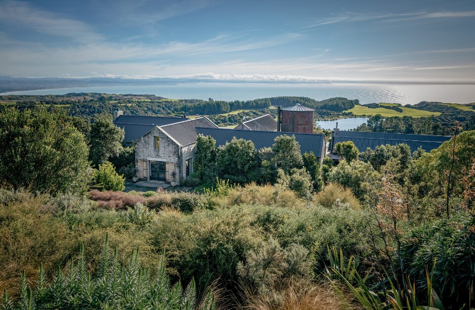 Wide shot, Rosewood Cape Kidnappers, Hawke's Bay, New Zealand