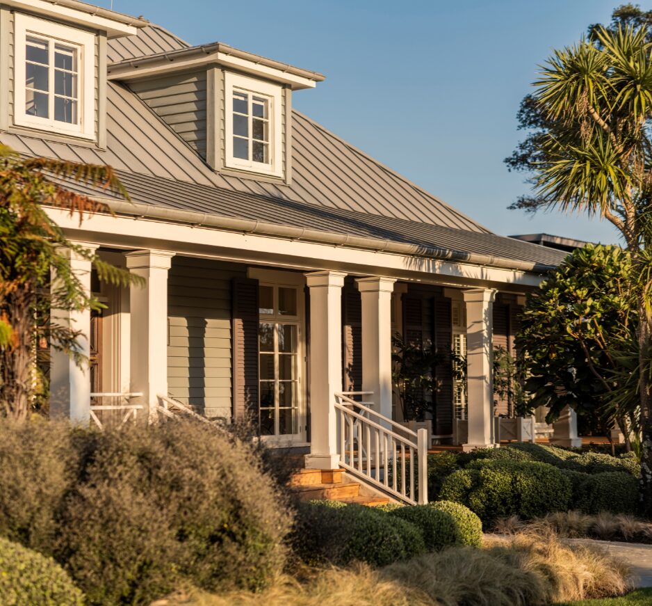 Exterior Main Lodge, Rosewood Kauri Cliffs, Matauri Bay, New Zealand