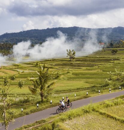 Bike Ride, Amankila, Bali, Indonesia