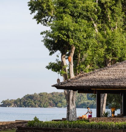 The Restaurant, Amanwana, Moyo Island, Bali, Indonesia
