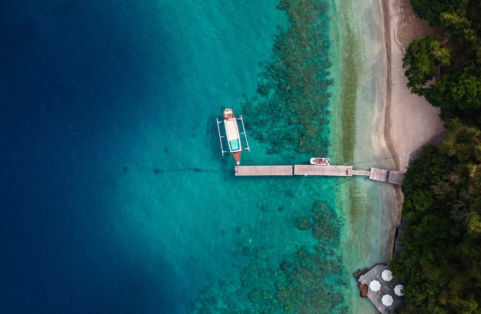 Guest Jetty, Amanwana, Moyo Island, Bali, Indonesia