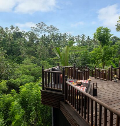 The Lodge Deck, Capella Ubud, Bali, Indonesia