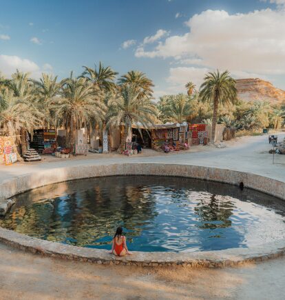 Cleopatra Spring. Siwa Oasis, Egypt