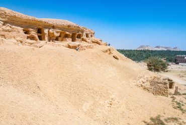 Tombs of Jabal el Mawta, Siwa, Egypt