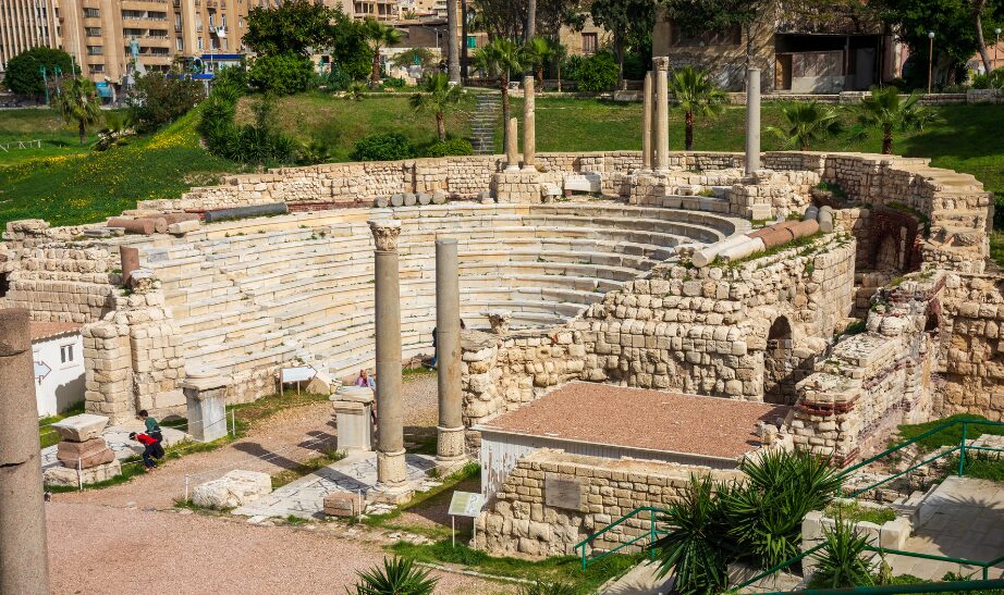 Roman Amphitheatre Alexandria Egypt