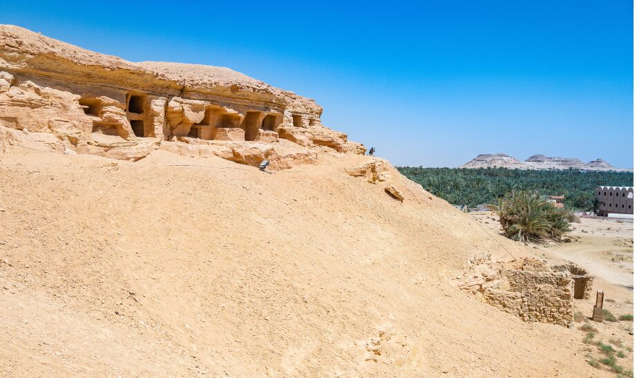 Tombs of Jabal el Mawta, Siwa, Egypt