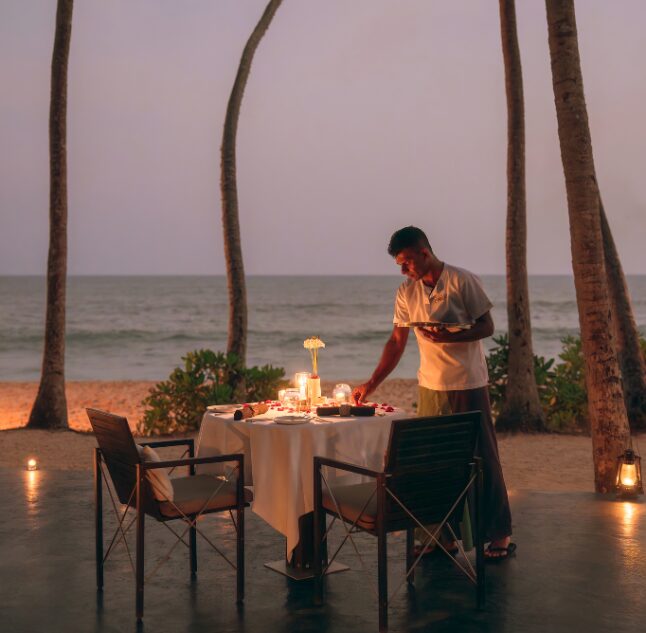 Private Beachside Dinner, Amanwella, Tangalle, Sri Lanka