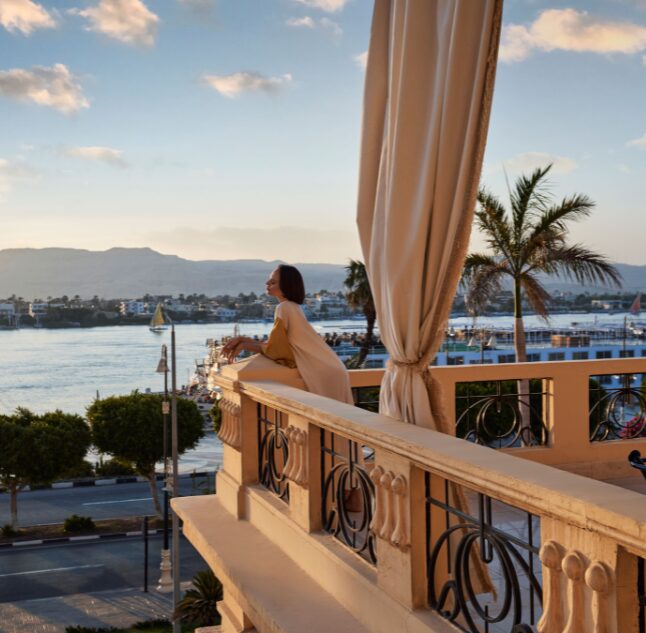 Imperial Suite Balcony, Sofitel Winter Palace, Luxor, Egypt
