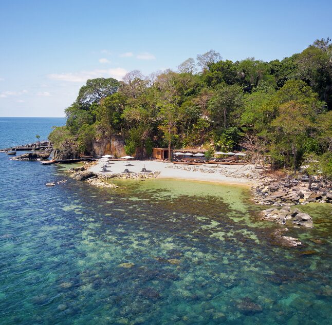 Main Beach, Six Senses, Krabey Island, Cambodia