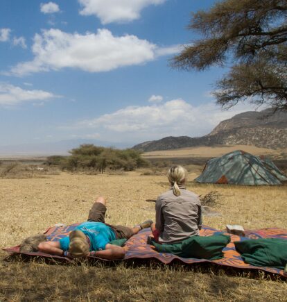 A fly-camp Tanzania