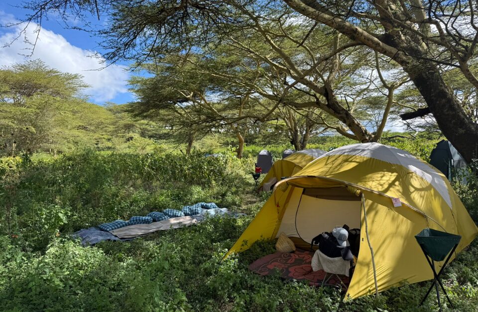 A fly-camp Tanzania