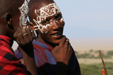 Trekking with Maasai