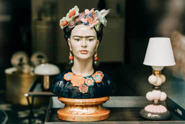 Frida Khalo bust, Mexico City