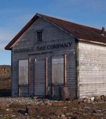 Hudson's Bay Outpost, Nunavut, Canada