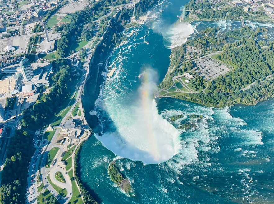 Niagara Falls from Above, Ontario, Canada