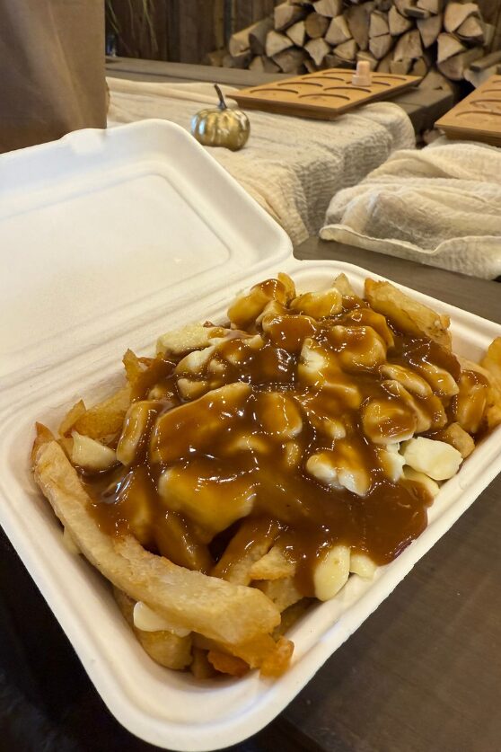 It might not be gourmet, but it is poutine!
