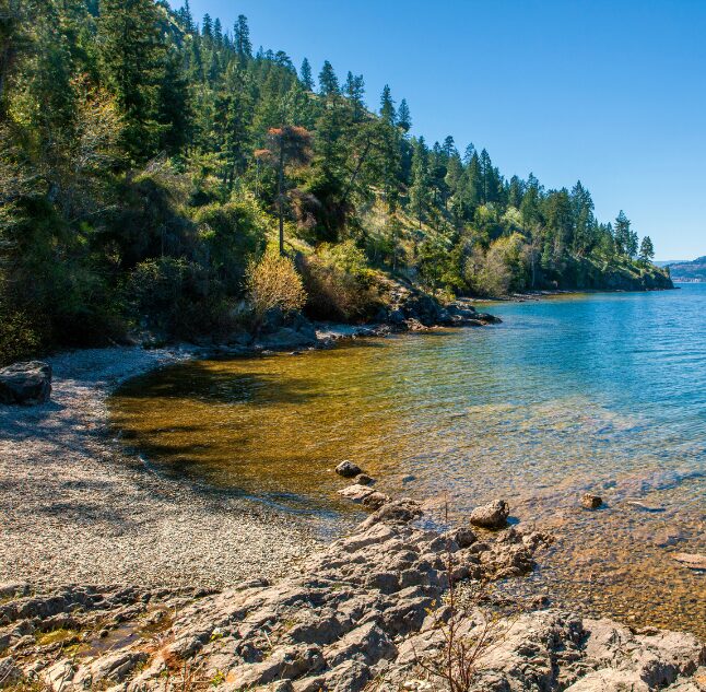 Okanagan Lake, Okanagan valley, British Columbia, Canada