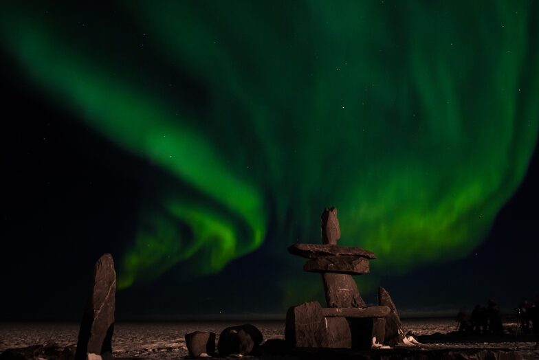 Aurora above Churchill, Manitoba