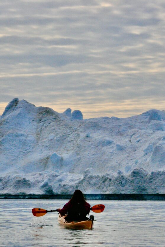 Kayaking with humpbacks in Disko Bay