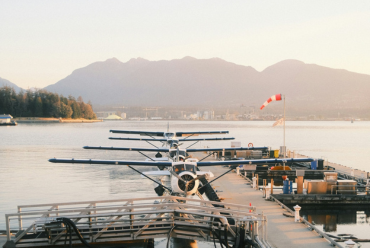 Float planes prepping for take off, Vancouver