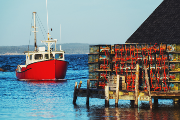 Nova Scotia lobster boat