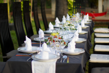 Dinner Set Up, SGT, Cambodia