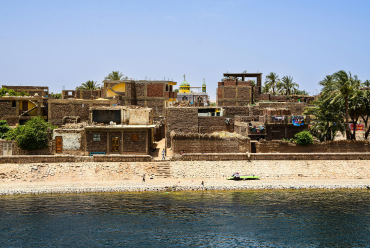 Village from Nile, Egypt