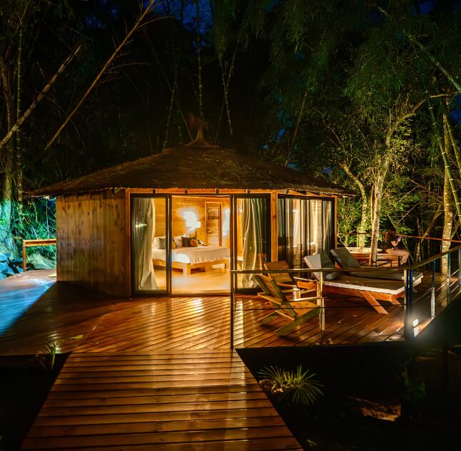 bedroom, Pristine Camp Iguazu, Argentina