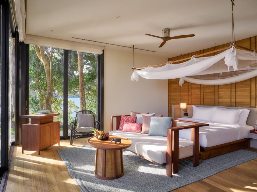 Ocean Pool Villa Bedroom, Six Senses, Krabey Island, Cambodia