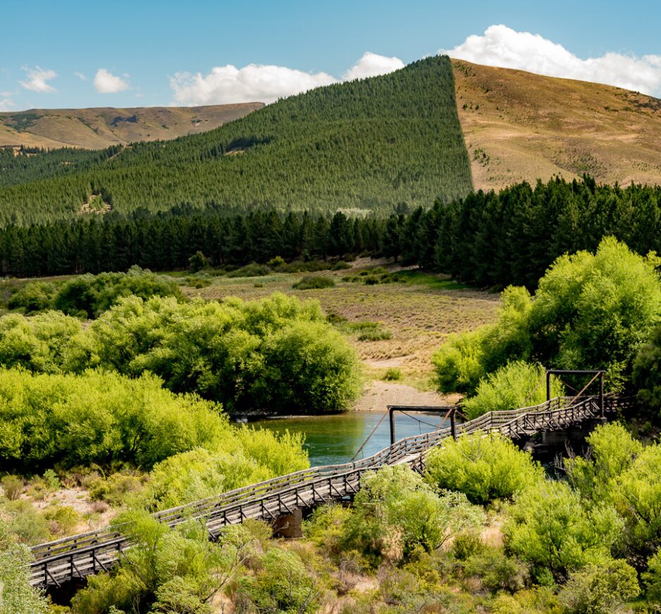 Black bridge by Isaias Miciu, Tipiluke Lodge, Argentina