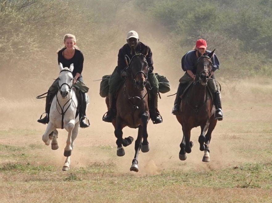 Riding from Sosian Lodge, Laikipia, Kenya WETU