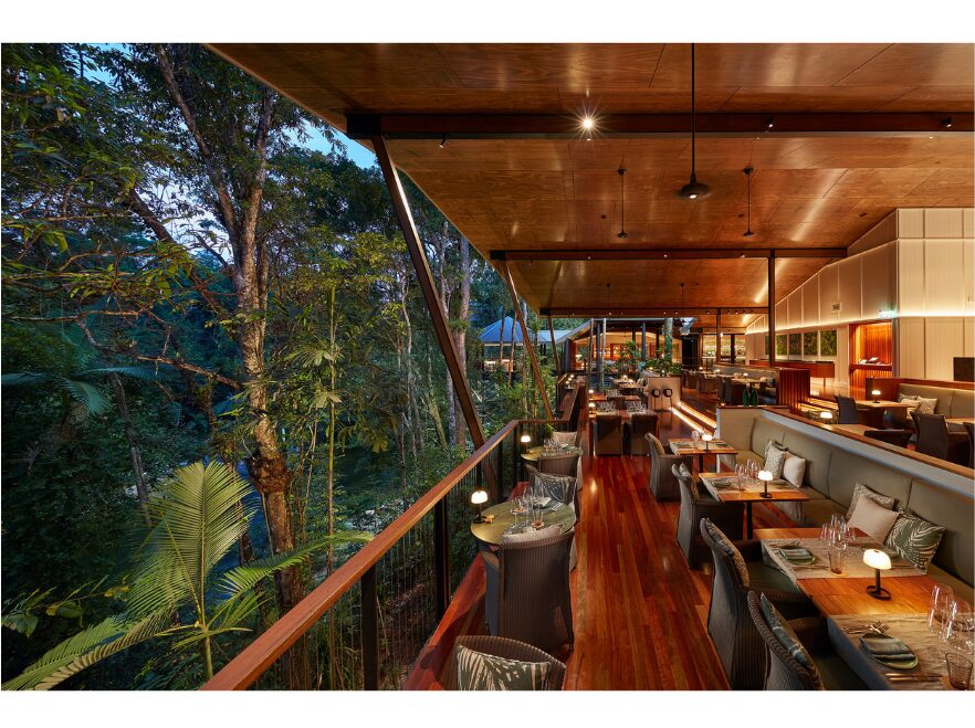Treehouse Restaurant, Silky Oaks, Daintree National Park, Queensland, Australia