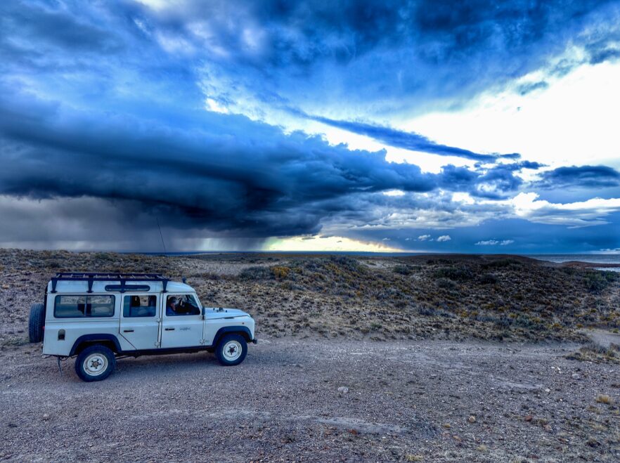Prepare for all weather in Patagonia Azul