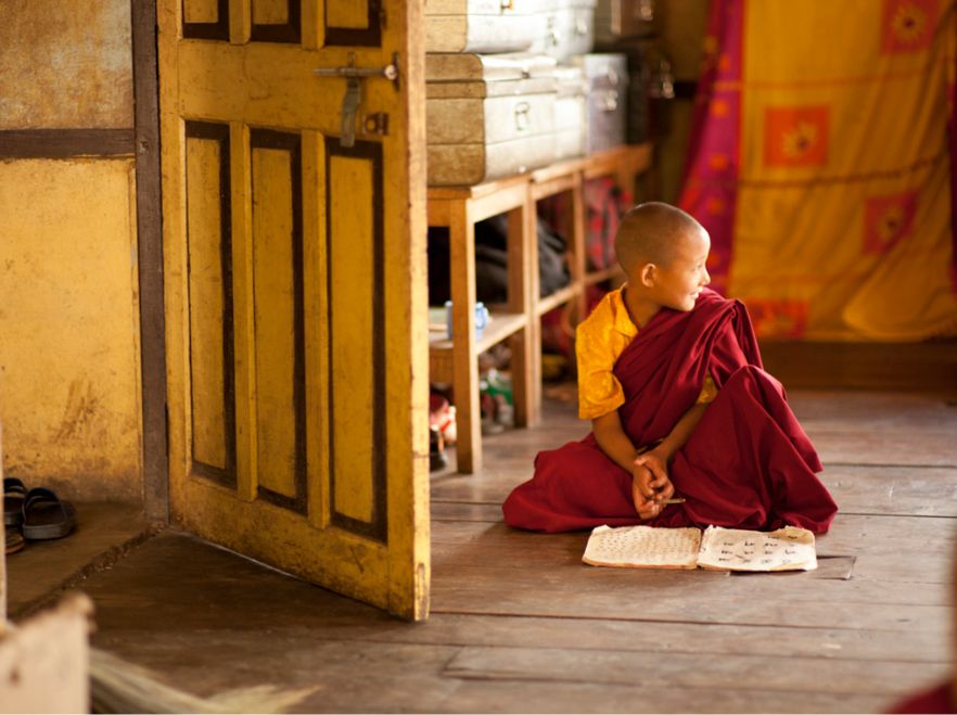 Young Monk, Shakti, Ladakh, India