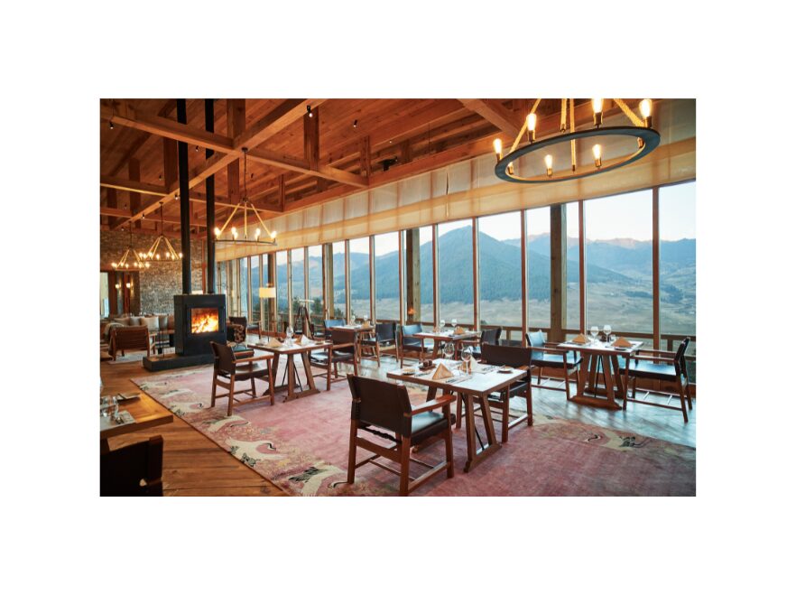 Baa Zam Restaurant, Six Senses, Gangtey, Bhutan