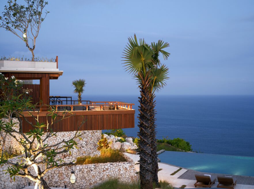 Bar at Rocka Exterior, Six Senses Uluwatu, Bali, Indonesia