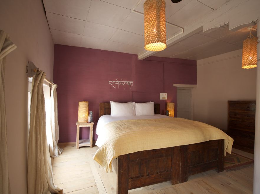 Shakti Nimoo bedroom, Ladakh, India